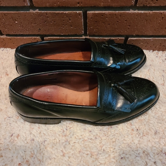 Allen Edmonds Bridgeton Black Slip-On Dress Loafer Shoes Size 9 1/2 D - Picture 7 of 16